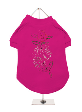 Skull & Rose GlamourGlitz Dog T-Shirt