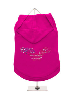 GlamourGlitz American Eagle Dog Hoodie
