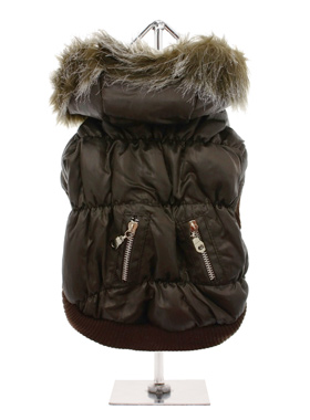 Luxury Quilted Parka with Detachable Hood