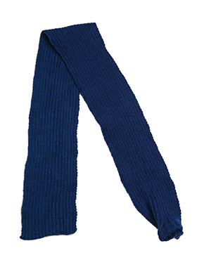 Navy Knitted Scarf