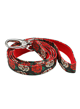 Skull & Roses Fabric Lead