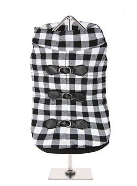Two Tone Checked Coat