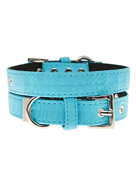 Neon Blue Fabric Collar