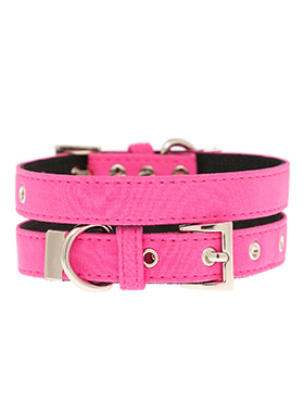 Neon Pink Fabric Collar