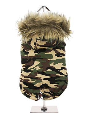 Forest Camouflage Fish Tail Parka