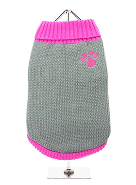 Pink Paw Sweater