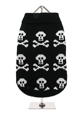 Black Skull Sweater