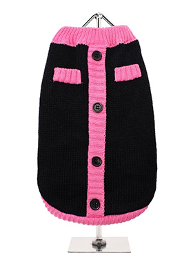 Black & Pink Mod Sweater