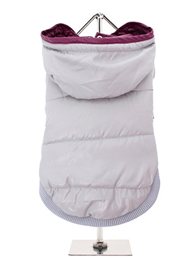 Grey Puffa Insulated  Panel Jacket