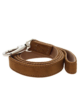 Brown Faux Shearling Lead