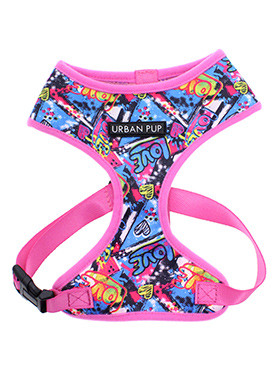 Pink Graffiti Harness
