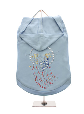 GlamourGlitz American Spirit Dog Hoodie