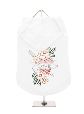 GlamourGlitz Love Heart Dog Hoodie