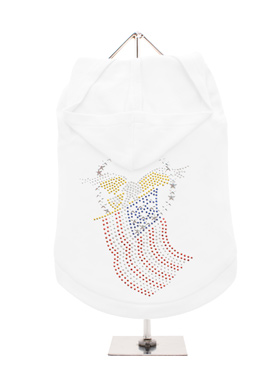 GlamourGlitz American Spirit Dog Hoodie
