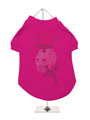 Skull & Rose GlamourGlitz Dog T-Shirt