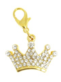 Royal Crown Dog Collar Charm