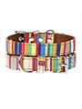 Henley Striped Fabric Collar